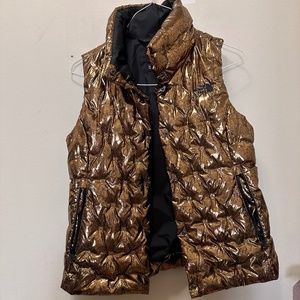 The North Face Metallic Gold Vest